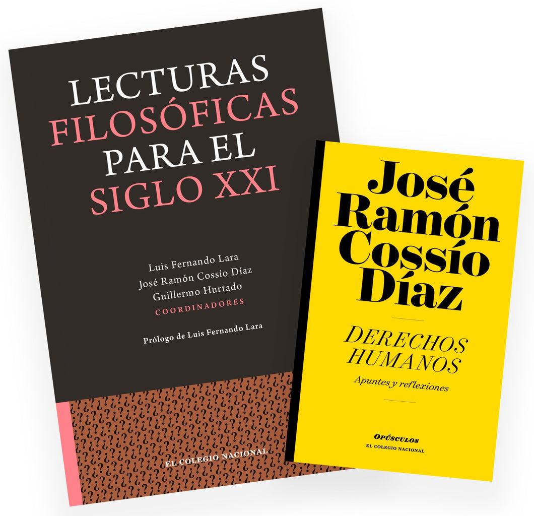 Paquete Lecturas filosóficas para el siglo XXI + Derechos humanos. Apuntes y reflexiones