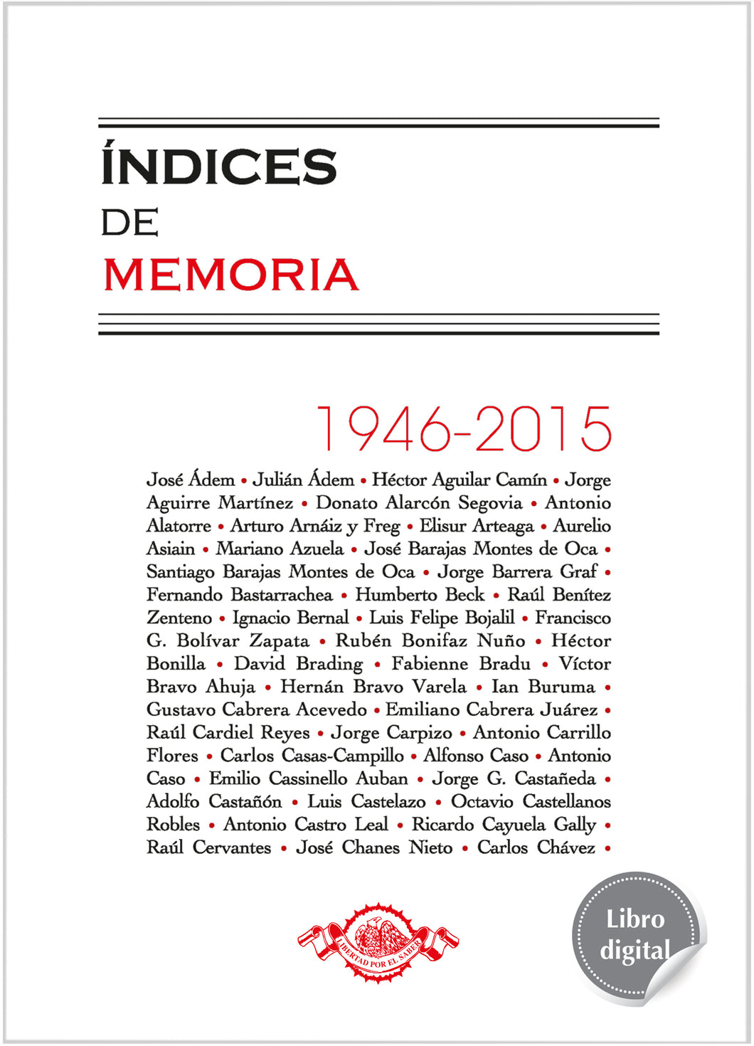Índices de Memoria 1946-2015