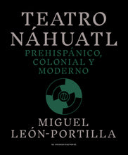 Teatro náhuatl. Prehispánico, colonial y moderno